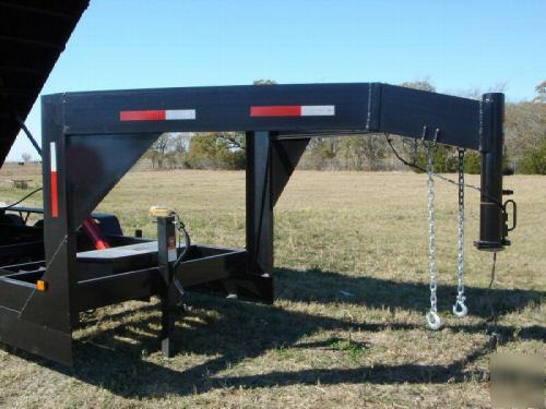 2010 texas pride 7X14 gooseneck dump trailer 14K gvwr