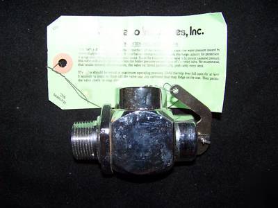 3 conbraco safety relief valves 3/4