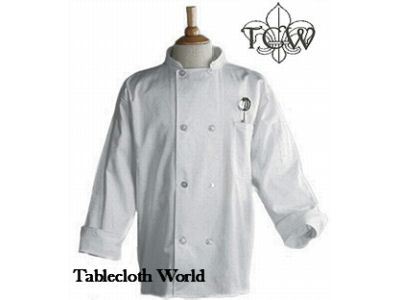 Chef coats 3 colors white red black sizes xsmall to xl