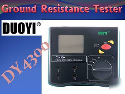 DY4300 4-ter. earth resistance soil resistivity tester