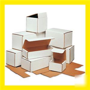 10X6X6 lightweight light white shipping mailing box 1PC