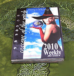 2010 seasons of the witch weekly planner filler pages