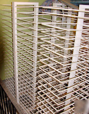5 cabinet drying industrial rolling paint rack shelves 