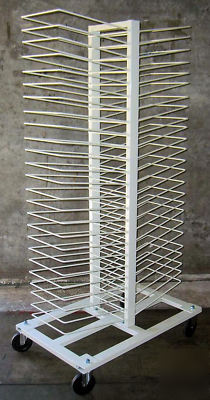 5 cabinet drying industrial rolling paint rack shelves 
