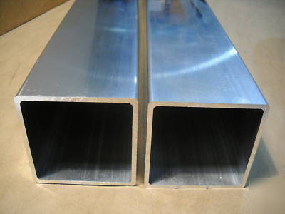 8020 inc aluminum 3 in square tube mf 8126 lot 21 (2PC)