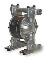 Air operated diaphragm pump, aluminum body, 1/2