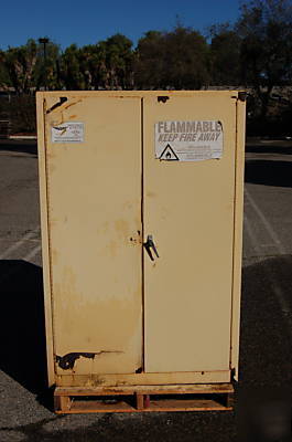 Eagle-45-gallon-flammable-safety-storage-cabinet-liquid