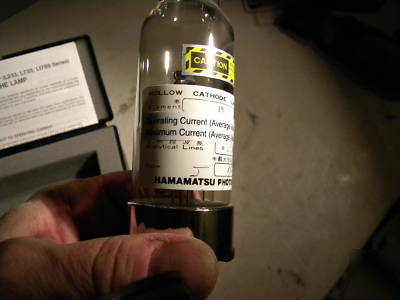 Hamamatsu hollow cathode lamp L233-82NQ pb