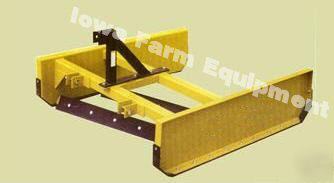 Ife 8' industrial 3-point rear blade, dual edge grader
