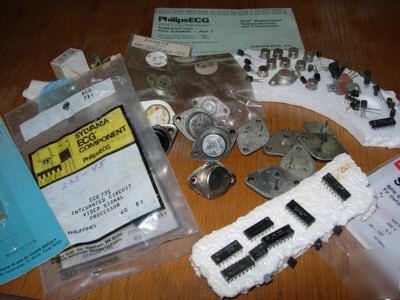 LOT3 vintage phillips rca genuine parts in retail pack