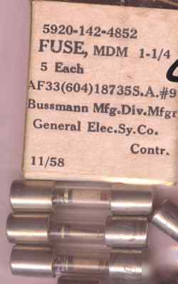 Mdm 1-1/4A 32V slow blow 4AG fuse 1EA free us ship 
