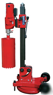 New 10â€ heavy duty inclinable core drill rig, in box