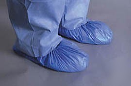 New case 300 kleenguard blue shoe covers
