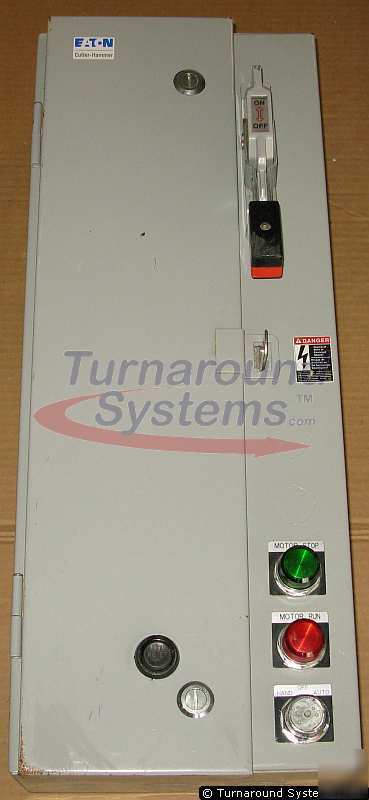 New cutler-hammer ECN1601AAC combo starter, nema size 0 