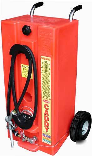 Todd automotive 28 gallon gas caddy w/ hose & pump