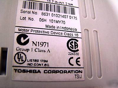 Toshiba 2 hp vfd drive inverter VFS11-4015PL-wn (3A)+++