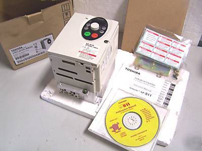 Toshiba 2 hp vfd drive inverter VFS11-4015PL-wn (3A)+++