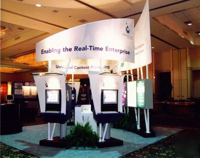 Trade show booth exhibit display stand 20 x 20 