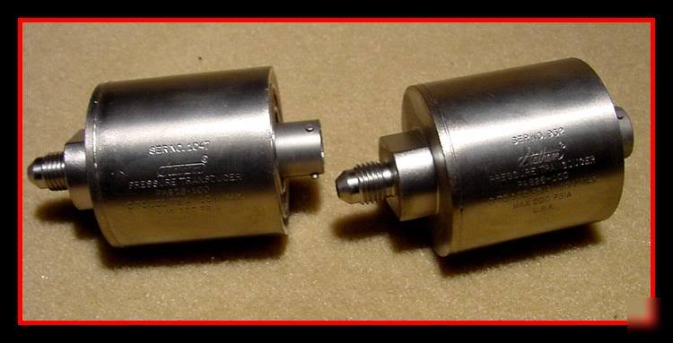 Two 2 statham pressure transducers 0-100 psia