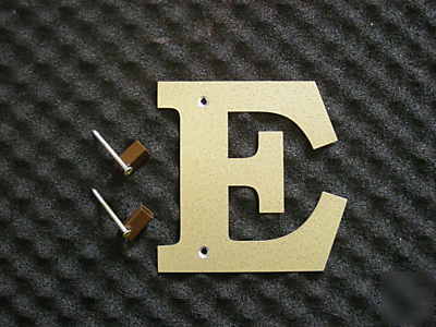 10 inch metal letters 1 in. spacers 14 ga steel colors 