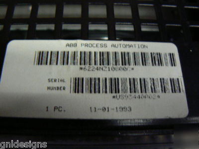Abb taylor 6224NZ10800C power supply mod 300 dcs nice 