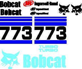 Asv bobcat case cat deere jcb takeuchi decal sets