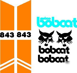Asv bobcat case cat deere jcb takeuchi decal sets
