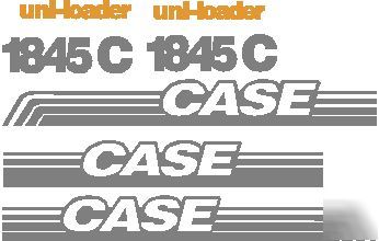 Asv bobcat case cat deere jcb takeuchi decal sets