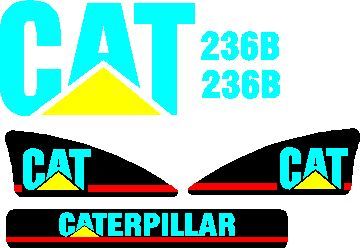 Asv bobcat case cat deere jcb takeuchi decal sets