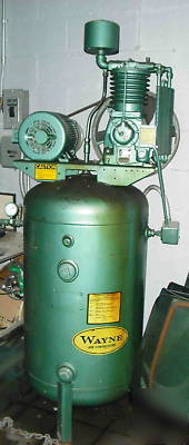 Dresser 5000 wayne 5HP 3 phase air compressor excelent 