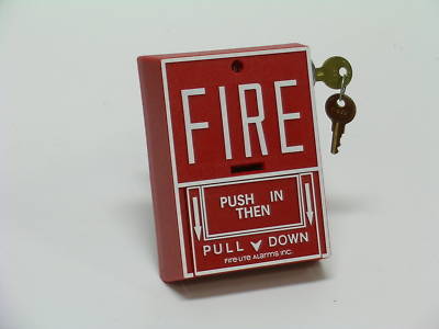 Fire-lite bg-10LX addressable manual pull station key