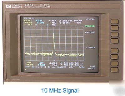 Hp 4195A network / spectrum / impedance analyzer 4395A