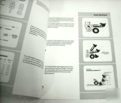 Michigan 1986 l 50 loader sales brochure lot