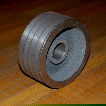 New 4 groove pulley for 12 or 15 kw-st generator head 