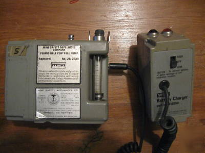 Personal air monitor, mine safety appliances company