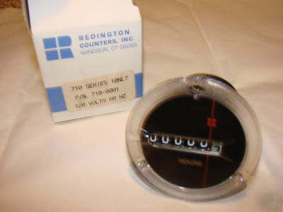 Redington 710-0001-10NL7 120VOLT hour 6 digit meter