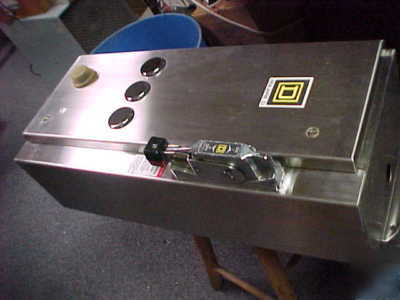 Square d 8538SBW combination starter w/4X encl. ss-03