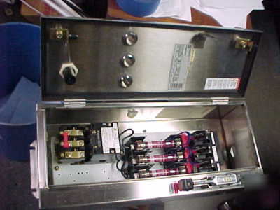 Square d 8538SBW combination starter w/4X encl. ss-03