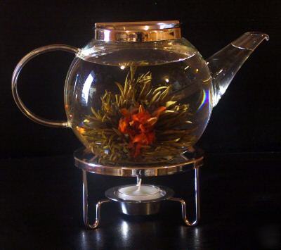 Tealight candle warmer burner teapot holder stand base
