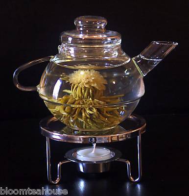 Tealight candle warmer burner teapot holder stand base