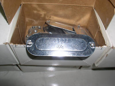 New huge lot of peco conduit unilet box cover Â¾â€ 