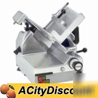 New meat slicer .5HP 12IN gravity feed automatic slicer