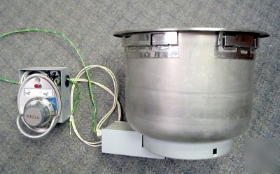New wells 7QT round drop-in food warmer ss-8 nsf 120V