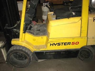Hyster S50XM lp propane forklift 4250LB cap / sideshift