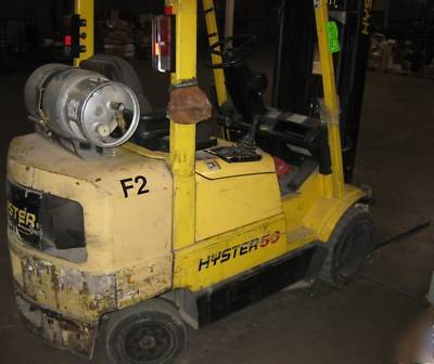Hyster S50XM lp propane forklift 4250LB cap / sideshift