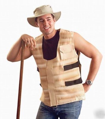 Mira cool cooling vest, size regular, reversible, beige