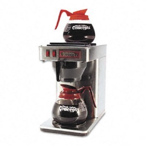 12-cup commercial two-burner pour-over coffee brewer