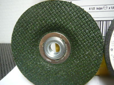 3M green corps grinding wheels 36 grade 4-1/2