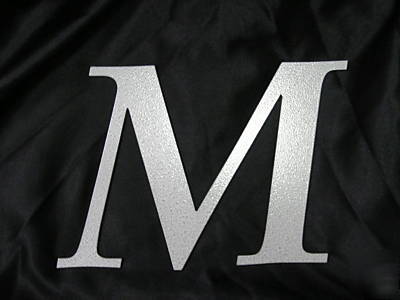 7 inch tall metal sign letters. 18 ga steel. 