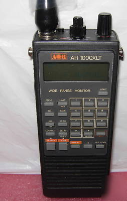 Aor AR1000XLT scanner with extras (very good condition)